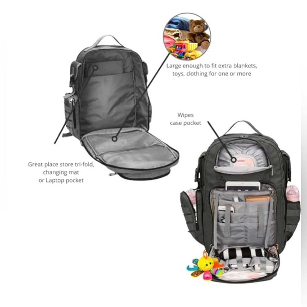 Italian Diaper Backpack - Picture 3 of 3